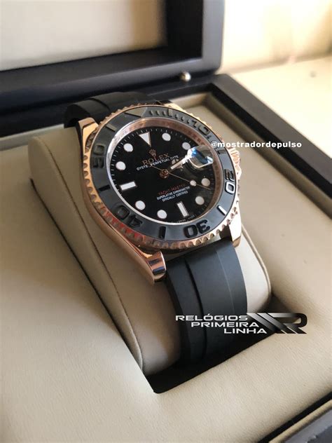 Rolex pulseira borracha 